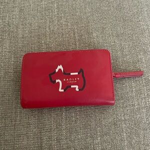 Radley London Red Zip-Around Wallet